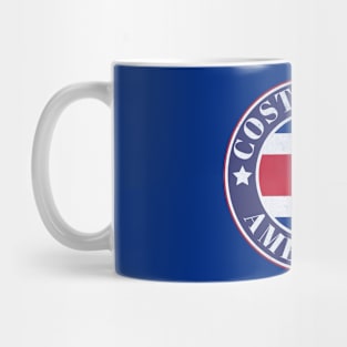 Proud Costa Rican-American Badge - Costa Rica Flag Mug